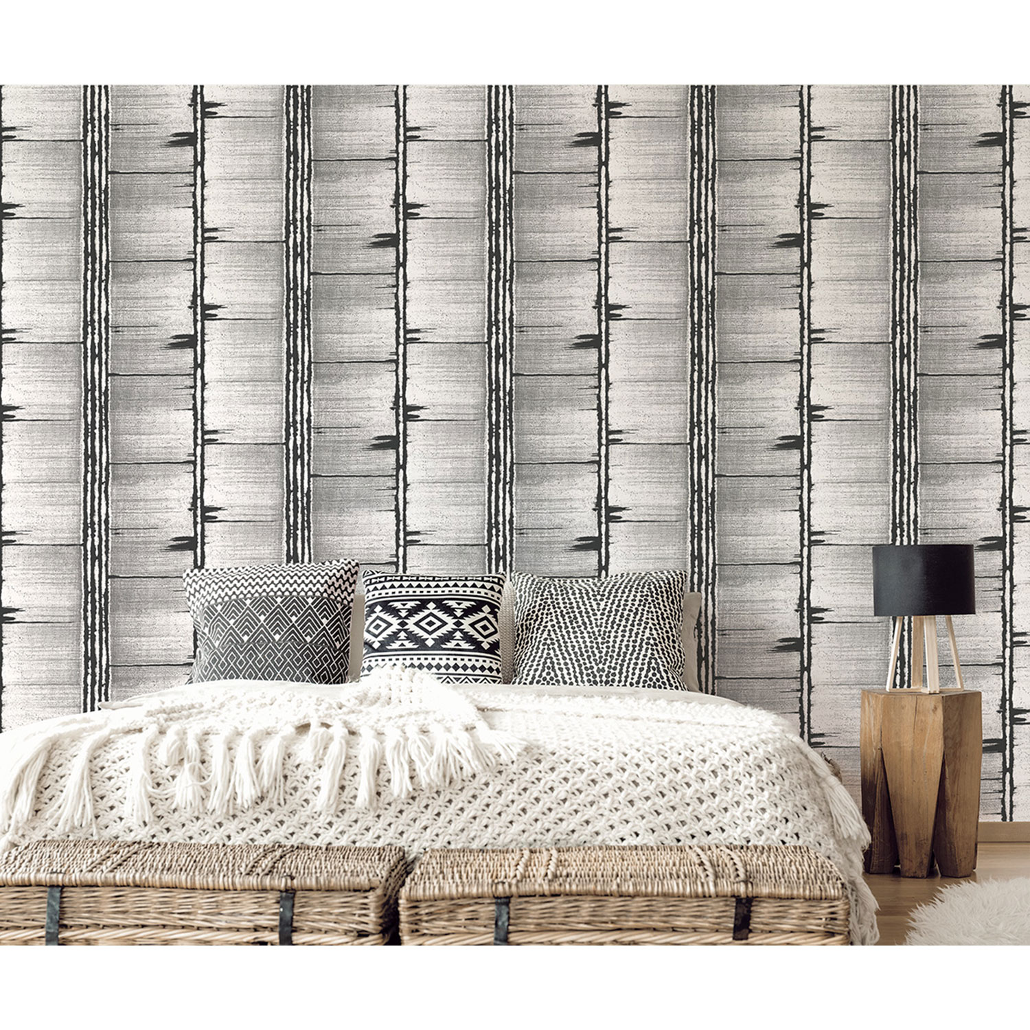 Tapet Galerie Wallcoverings Bark Stripe G78283