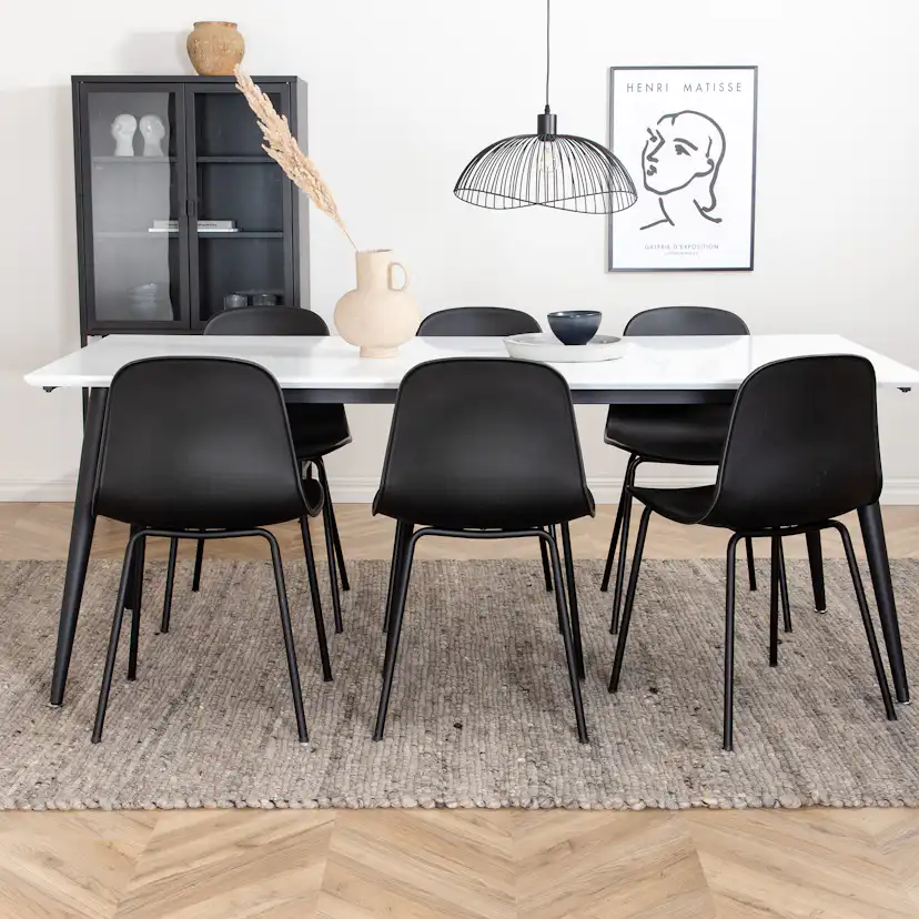 Matgrupp Venture Home Jolie med 6 Ardi Stolar