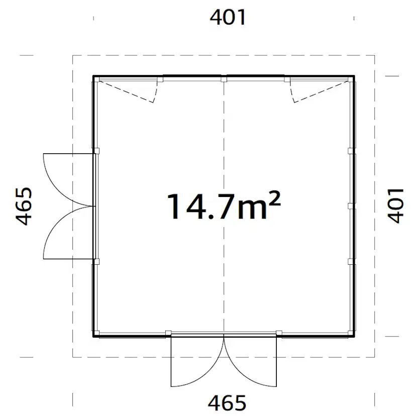 Isabella 14.7 m2 NO Obehandlad
