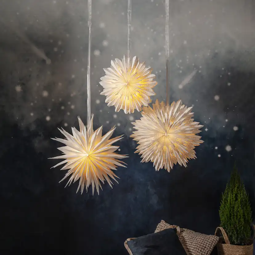 Adventsstjärna Star Trading Cloud Prick 2-lager