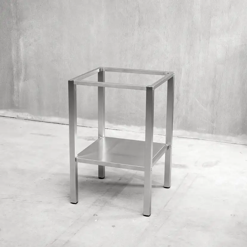 Bänkstativ Vilan Stainless Rostfri Variant Stativ med Underhylla