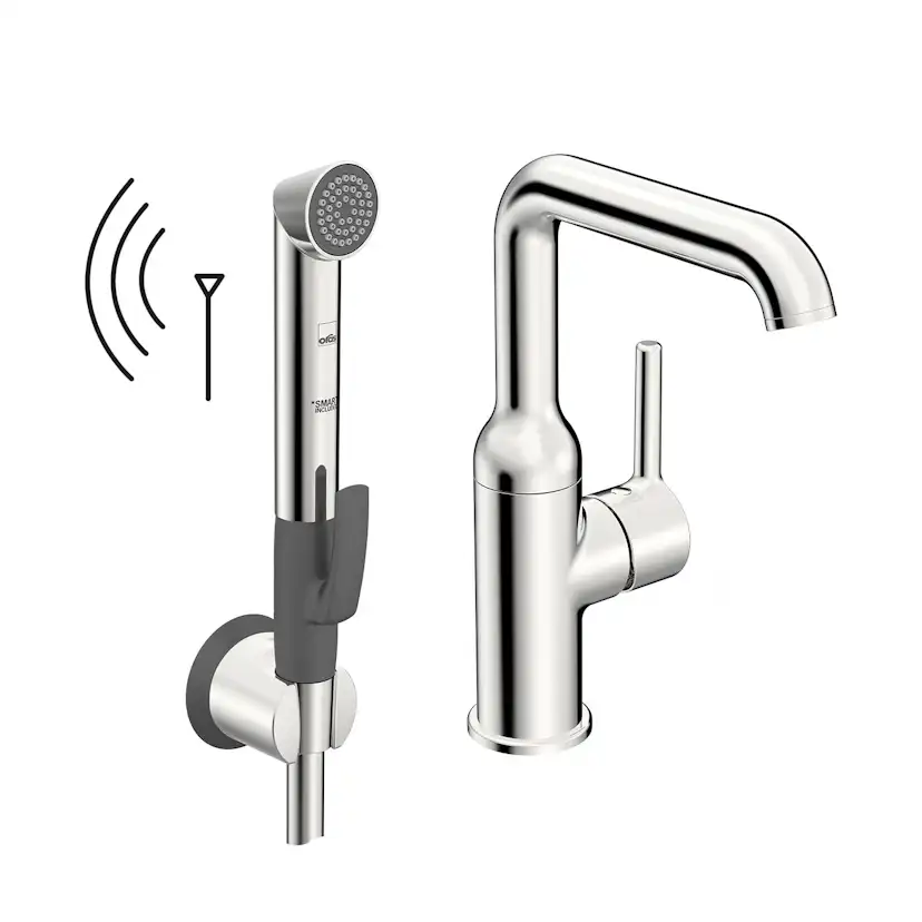 Tvättställsblandare Oras Optima Style 2615FH med Smart Bidetta Handdusch