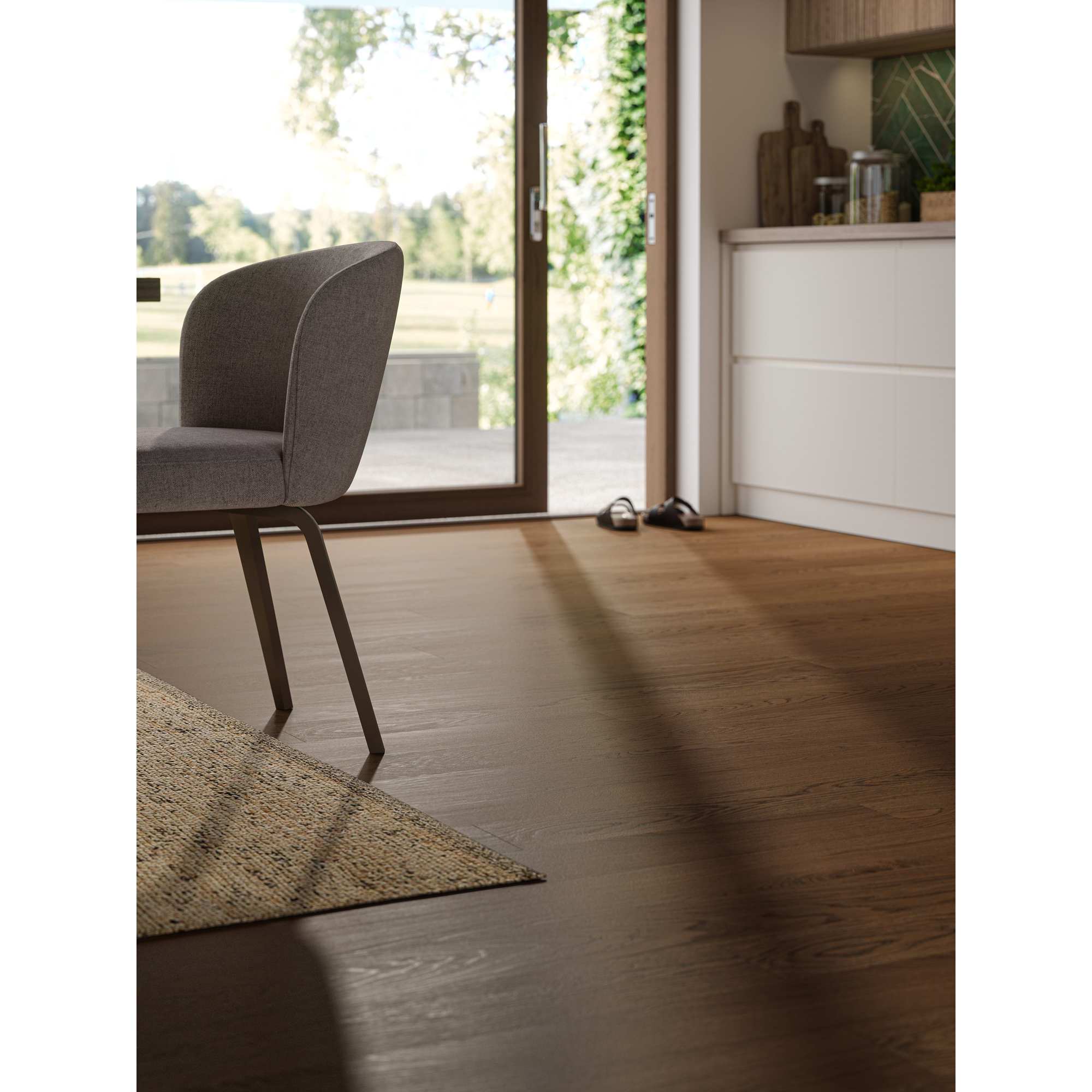 Trägolv Bjelin Dyvik 3.0 M Oak Blend Terra Brown Brushed