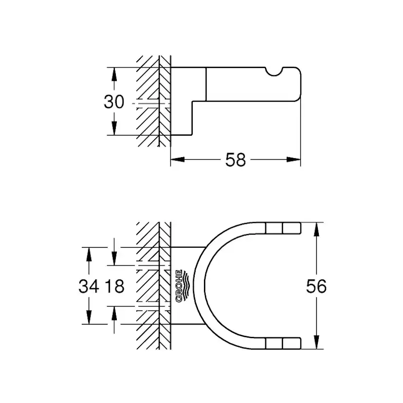 Handdukskrok Grohe Selection 41049