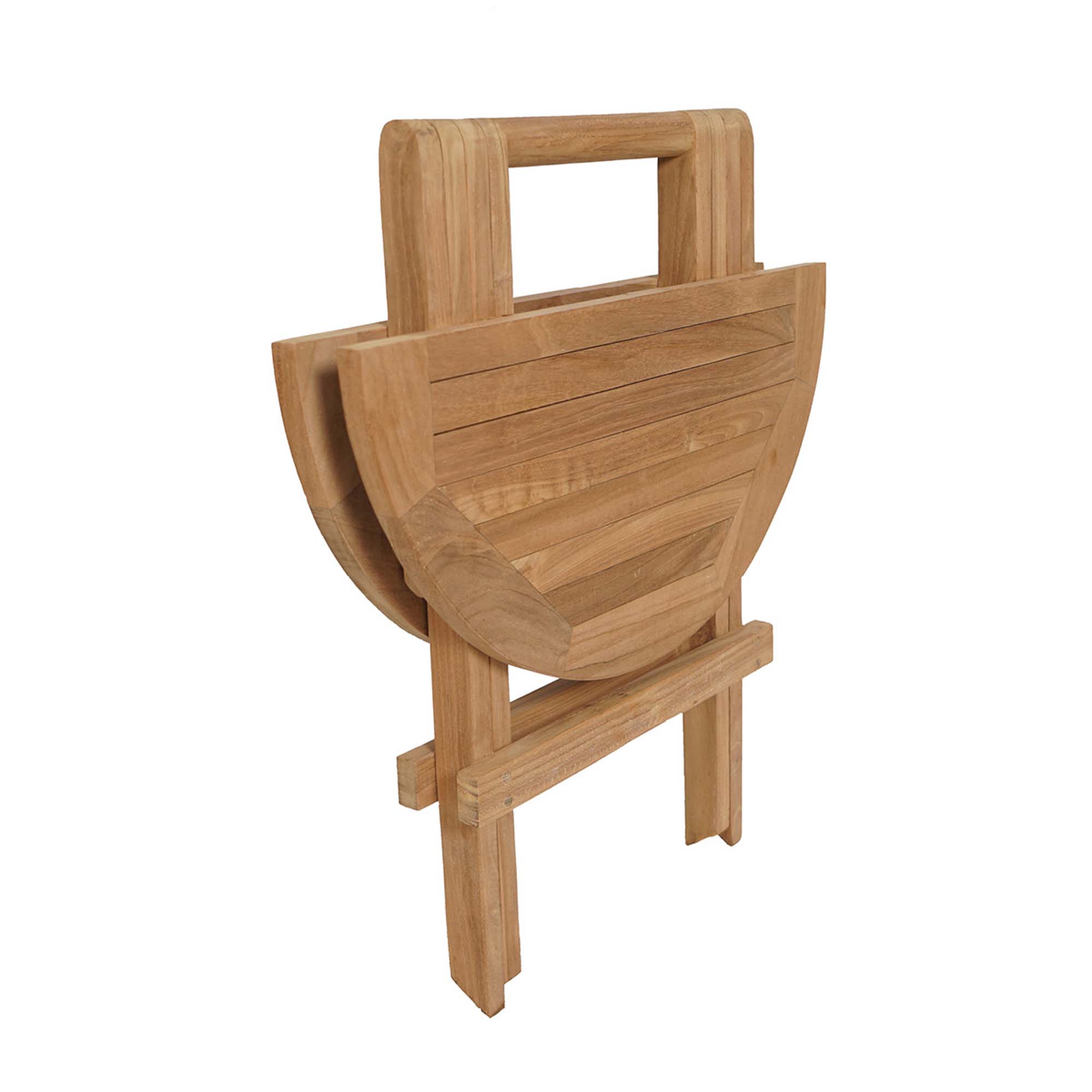 Trädgårdsbord Baltic Garden Tropea fällbart sidobord Ø50 cm