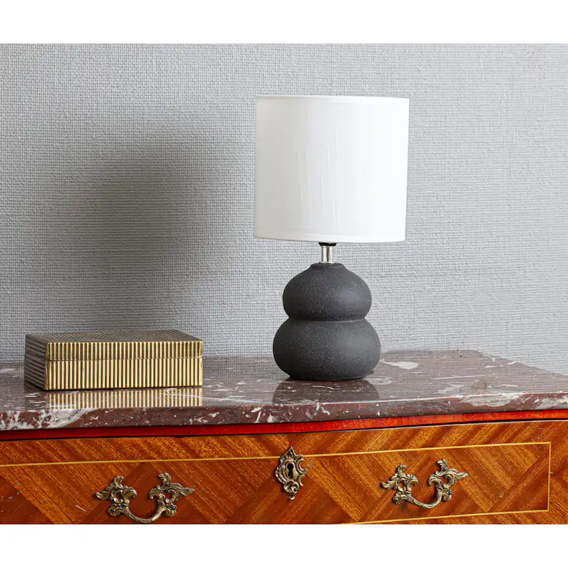 Bordslampa Cottex Lucie H28 cm Keramikfot med Lampskärm