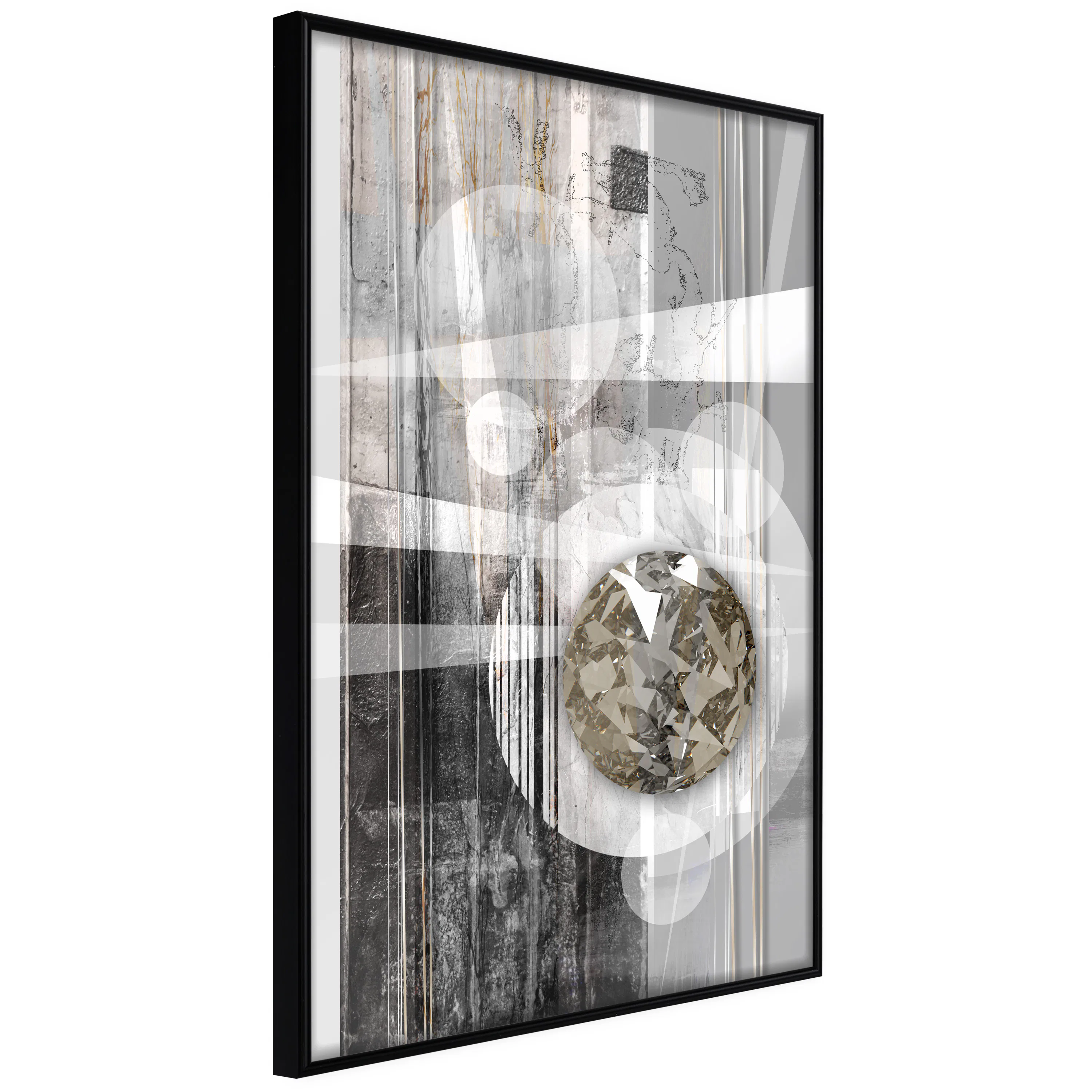 Poster Artgeist Affisch Silver Symmetry