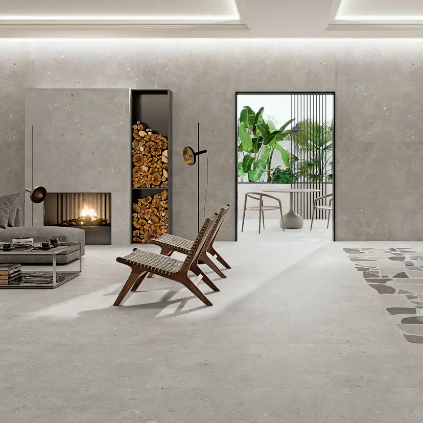 Klinker Tenfors Glamstone Grey Matt 75x75 cm