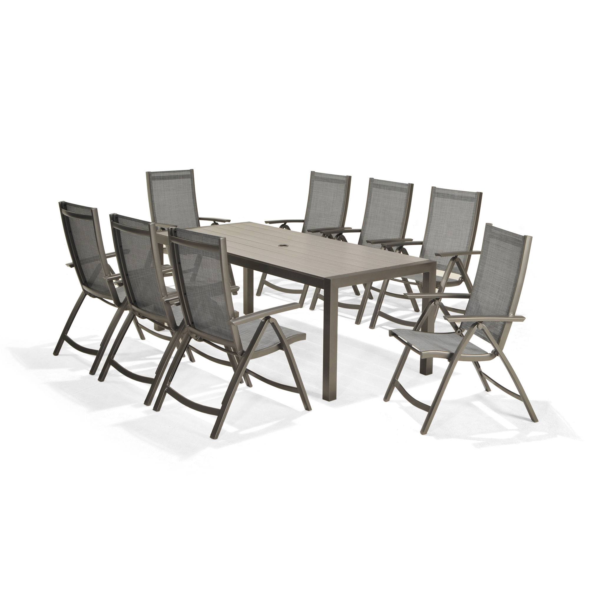 Matgrupp LifestyleGarden Solana med 8 Positionsstolar