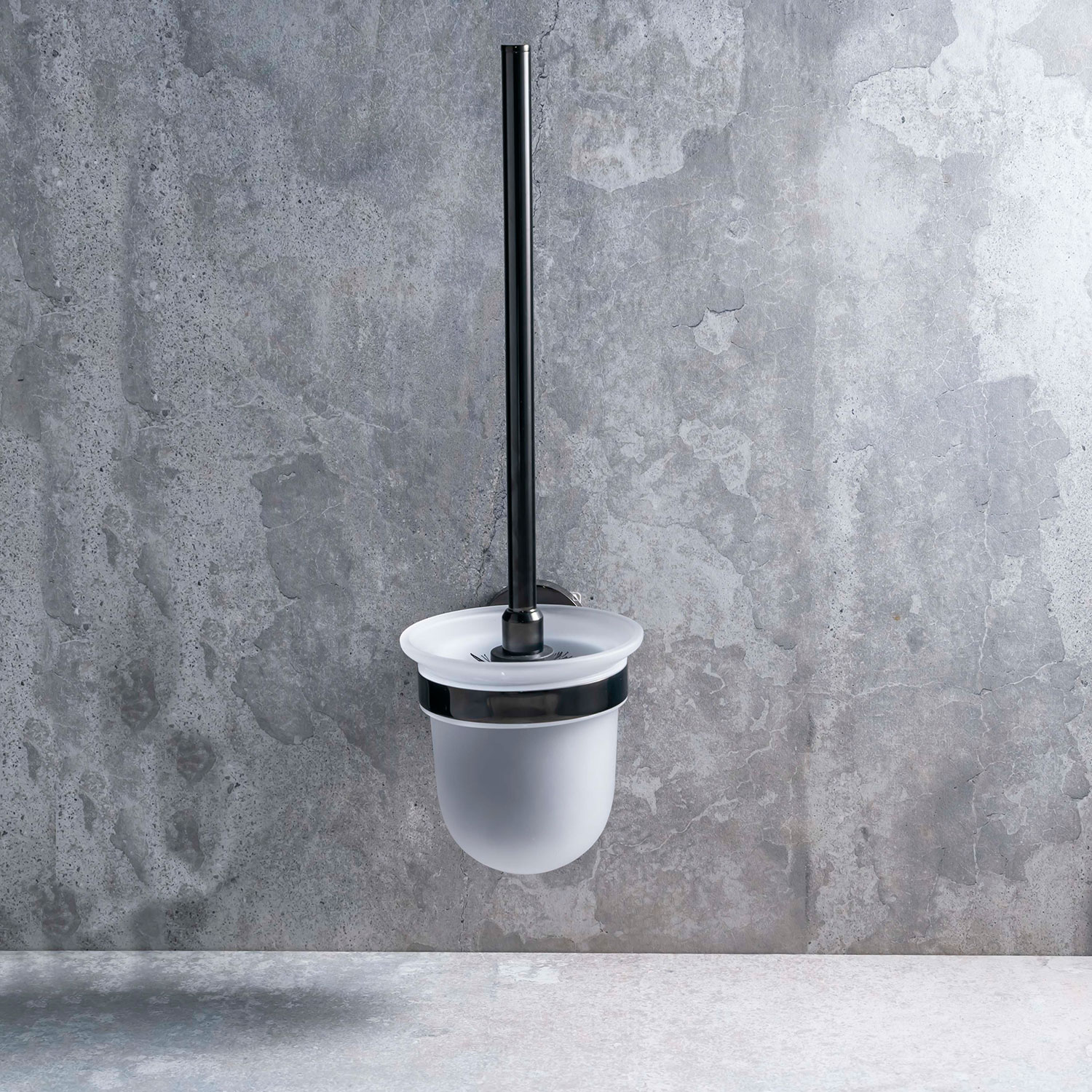 WC Borstset Bemeta Hematit Vägghängd