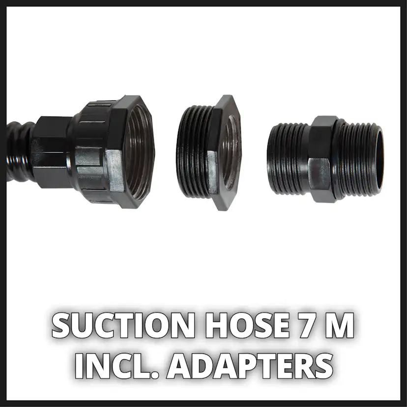 Sugslang med plastkoppling Einhell 7m/1