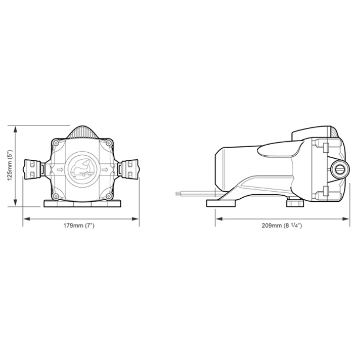 Färskvattenpump Whale Watermaster 12 V