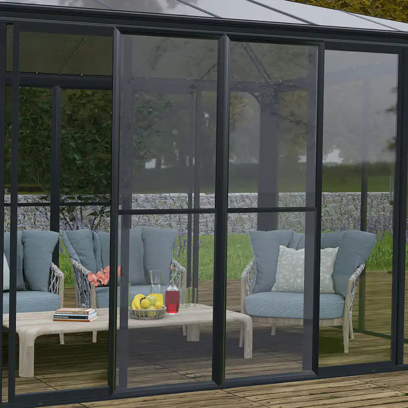 Skärmdörr Canopia by Palram för SanRemo / Ledro / Garda