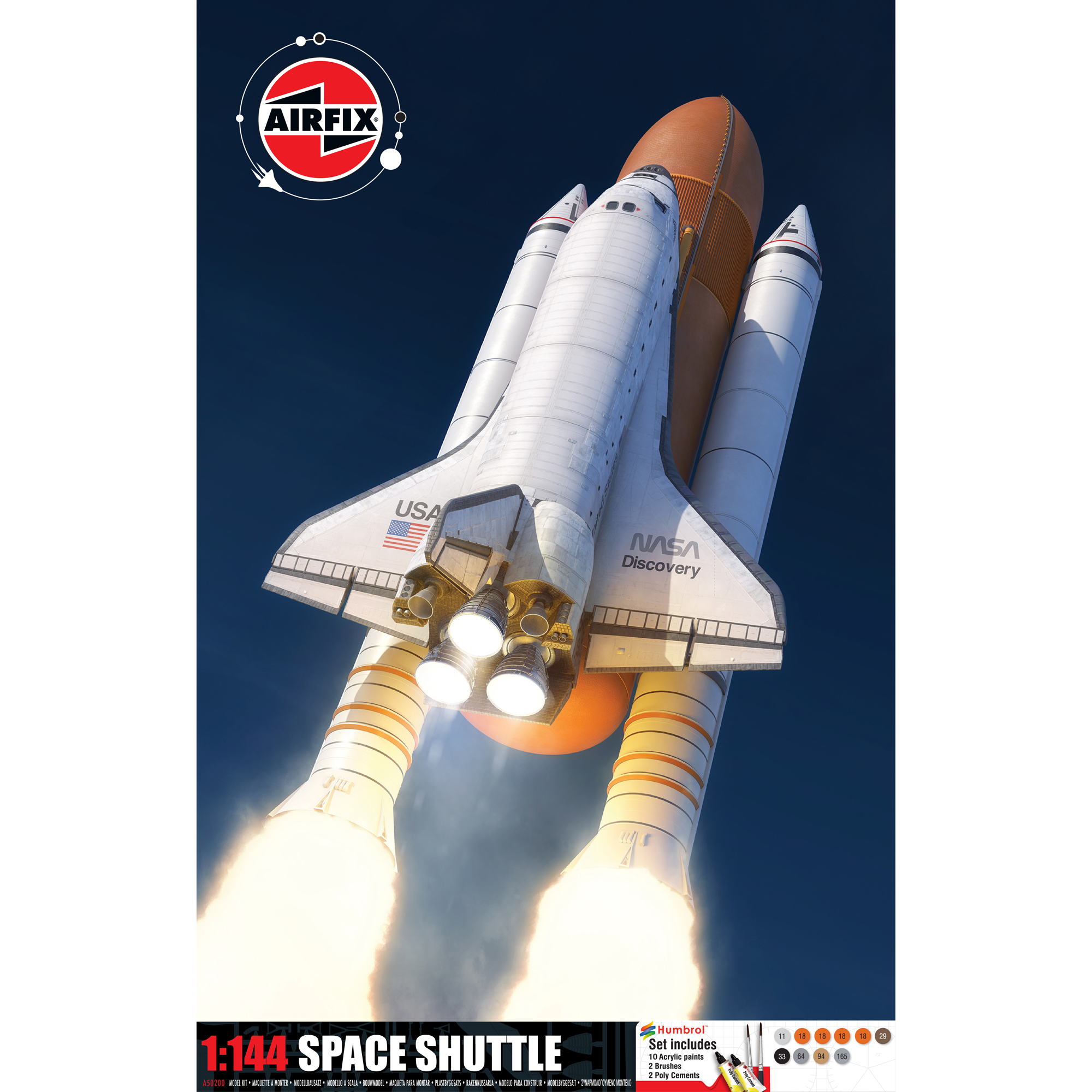 Modellbyggsats Airfix 1:144 Space Shuttle Gift Set