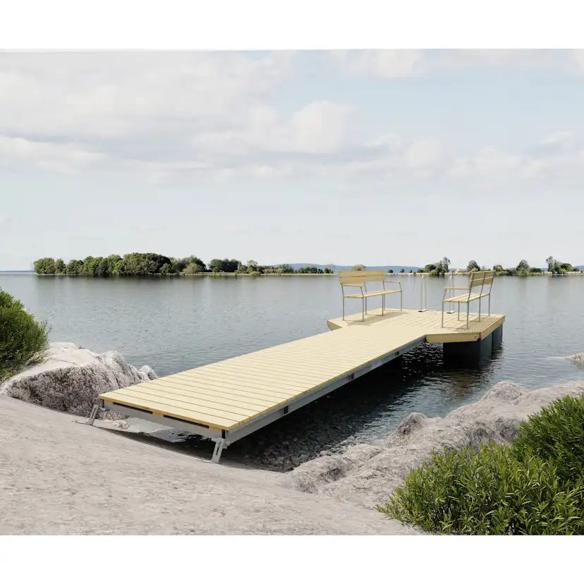 Brygga Luoman Lumme LC 4-4 2,3x7 m