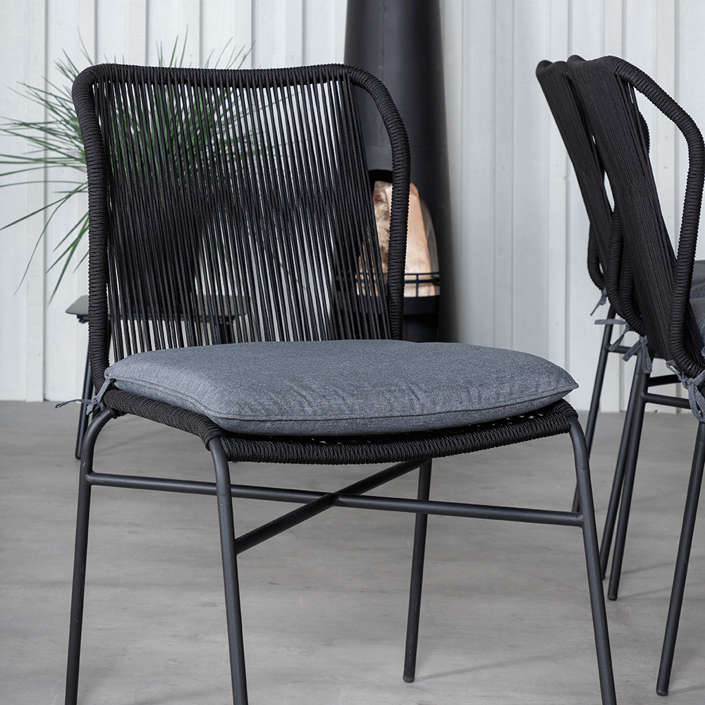 Matgrupp Venture Home King med 6 Julle Stapelbara Matstolar