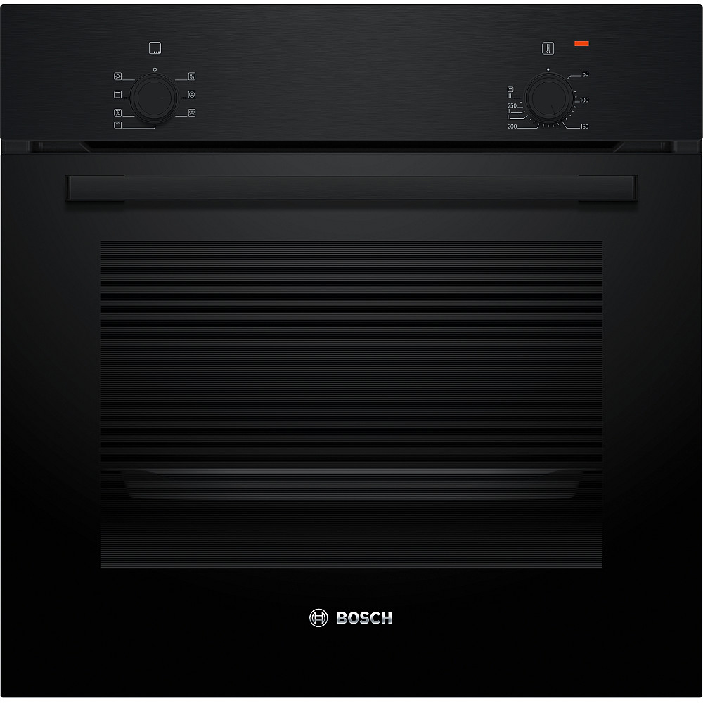 Ugn och Mikro Bosch HBF010BA1 + BFL520MB0 Serie 2 & 4 Svart