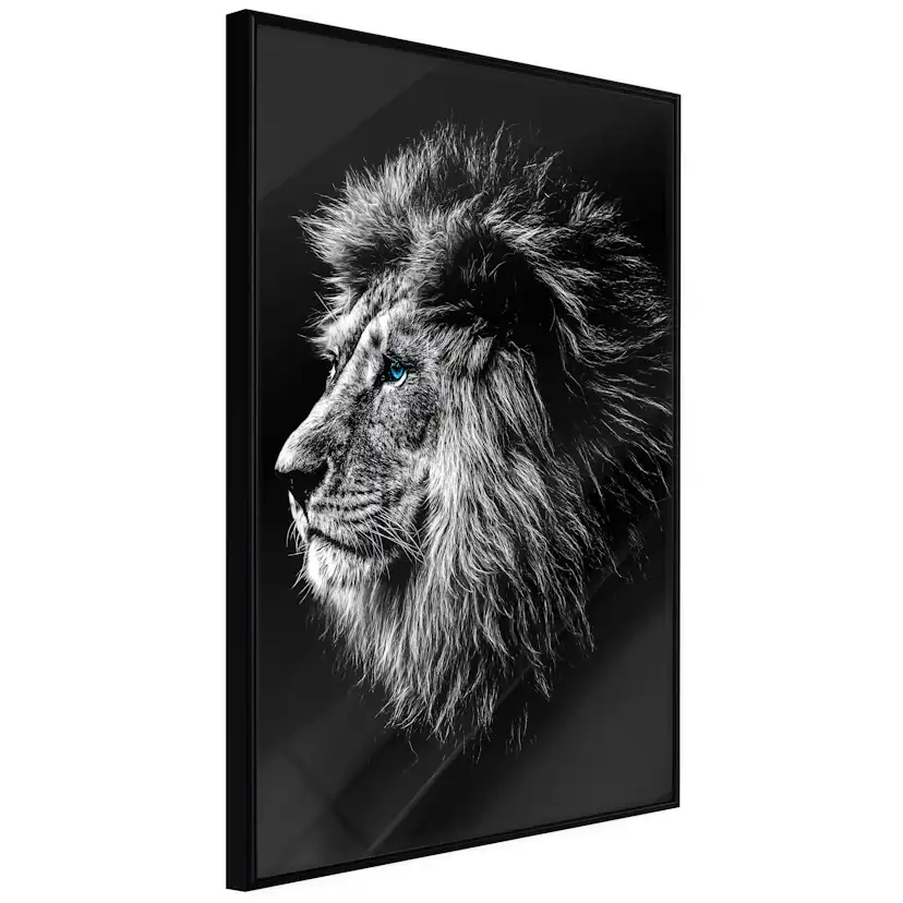 Poster Artgeist Affisch Blue-eyed Lion