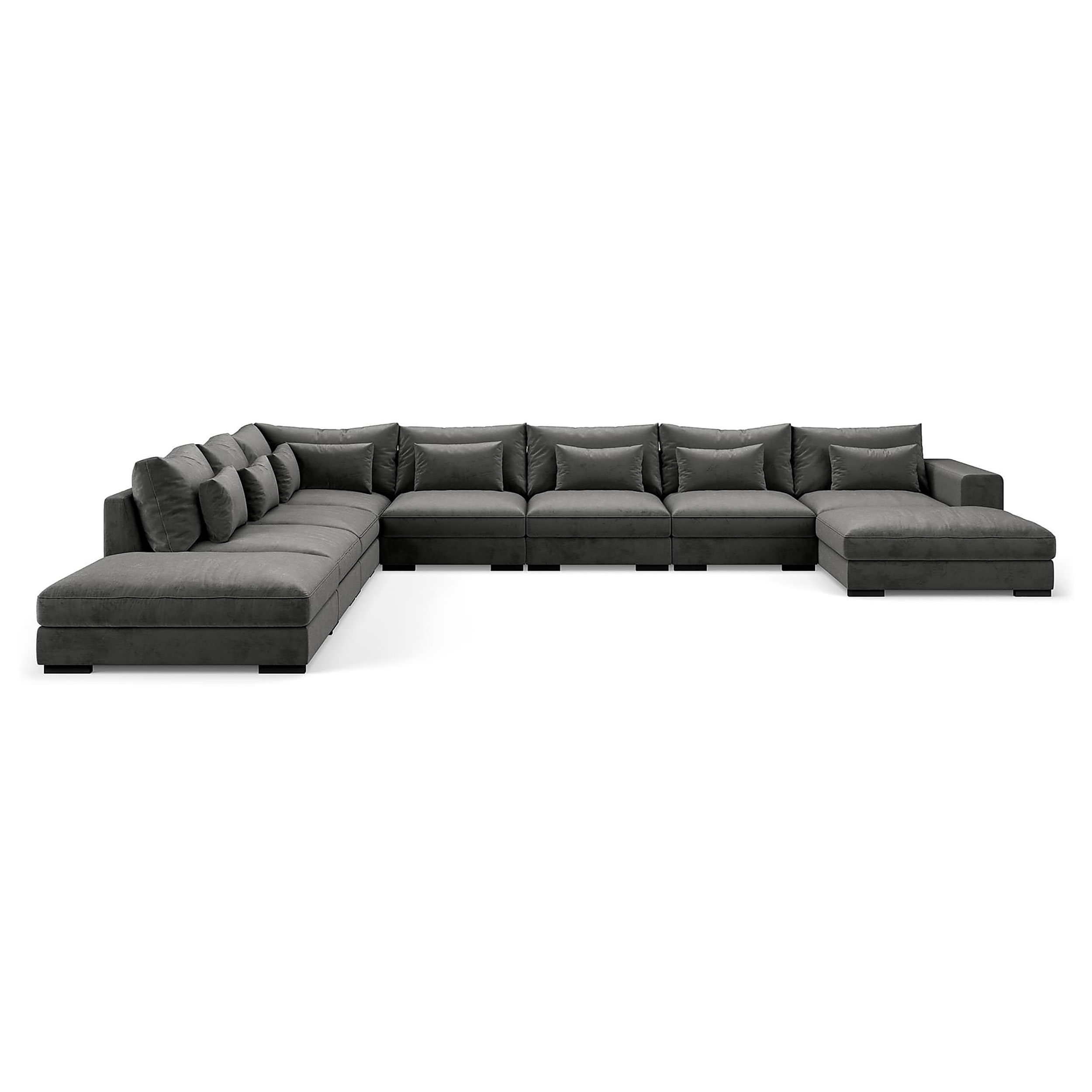 U-modulsoffa Bloomington Dubai Large med Divan Sammet