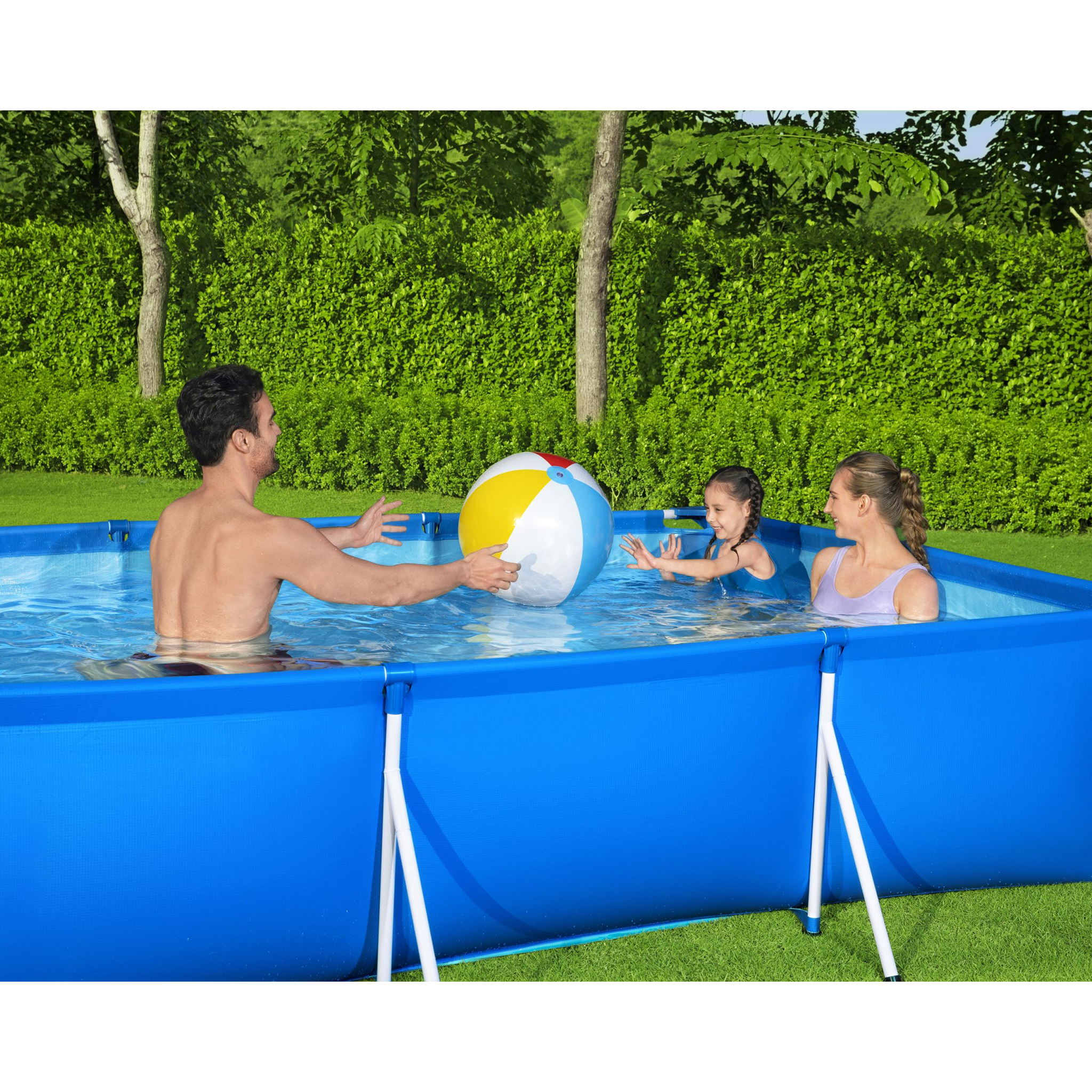 Stålramspool Bestway Steel Pro 3x2 m Ovanmarkspool Blå