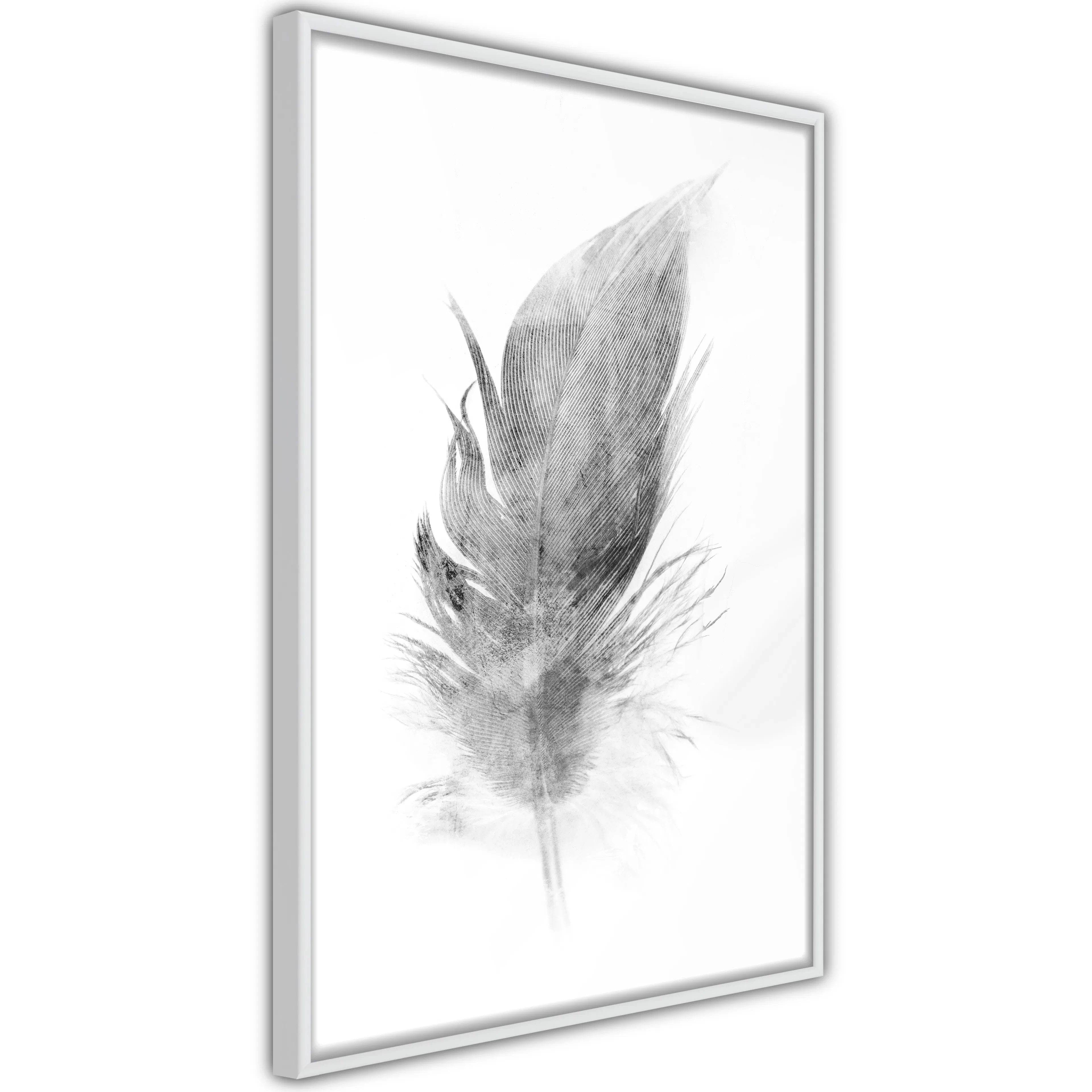 Poster Artgeist Affisch Transience Grå