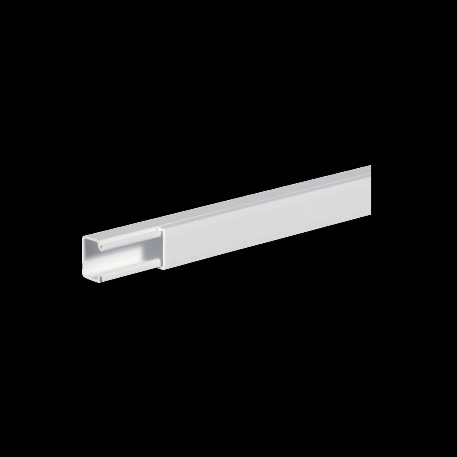 Matarkanal Hager LF 10 x 12 mm 2 meter PVC Vit RAL 9016