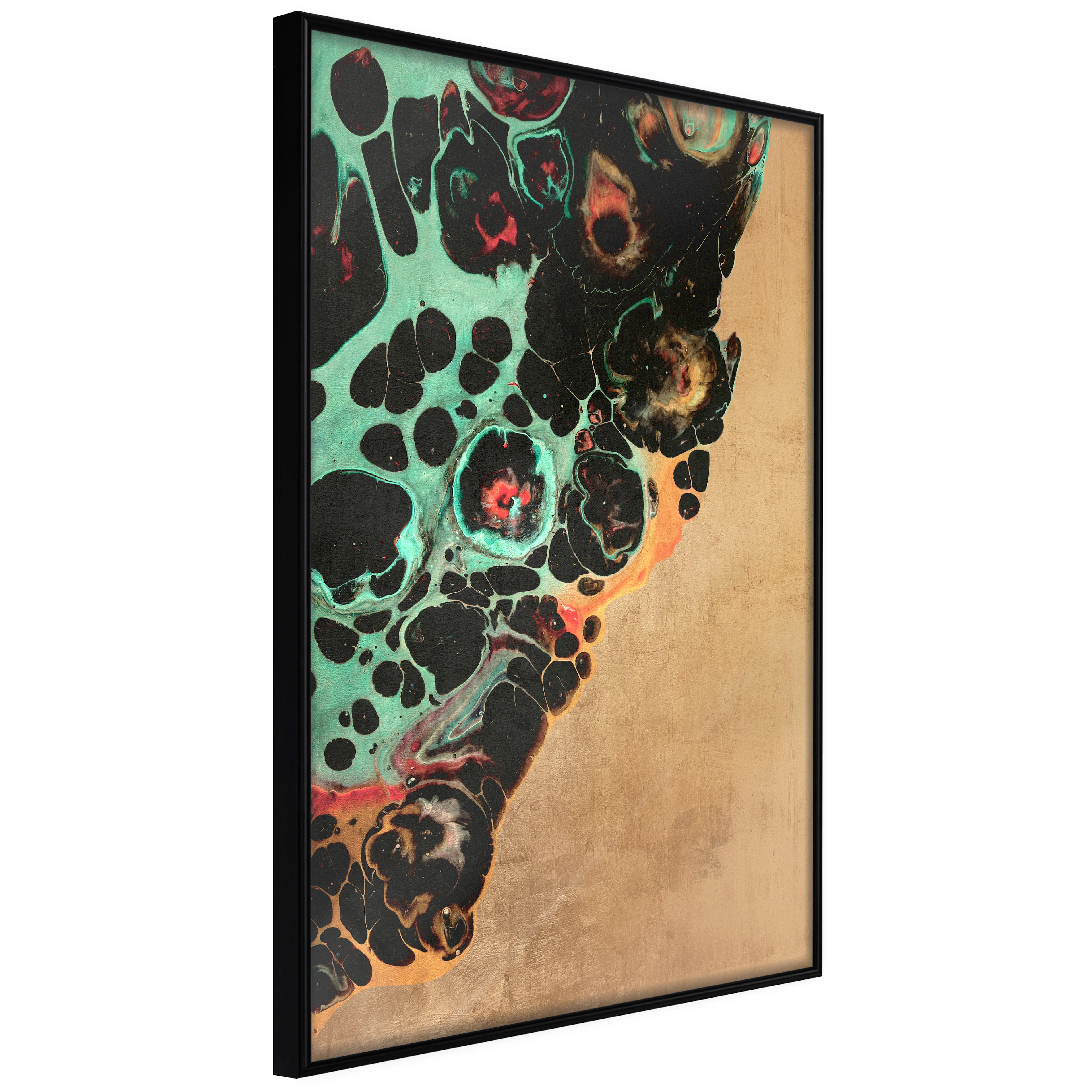 Affisch - Mineral Structure [Poster] 40x60 Svart ram, 40x60 cm