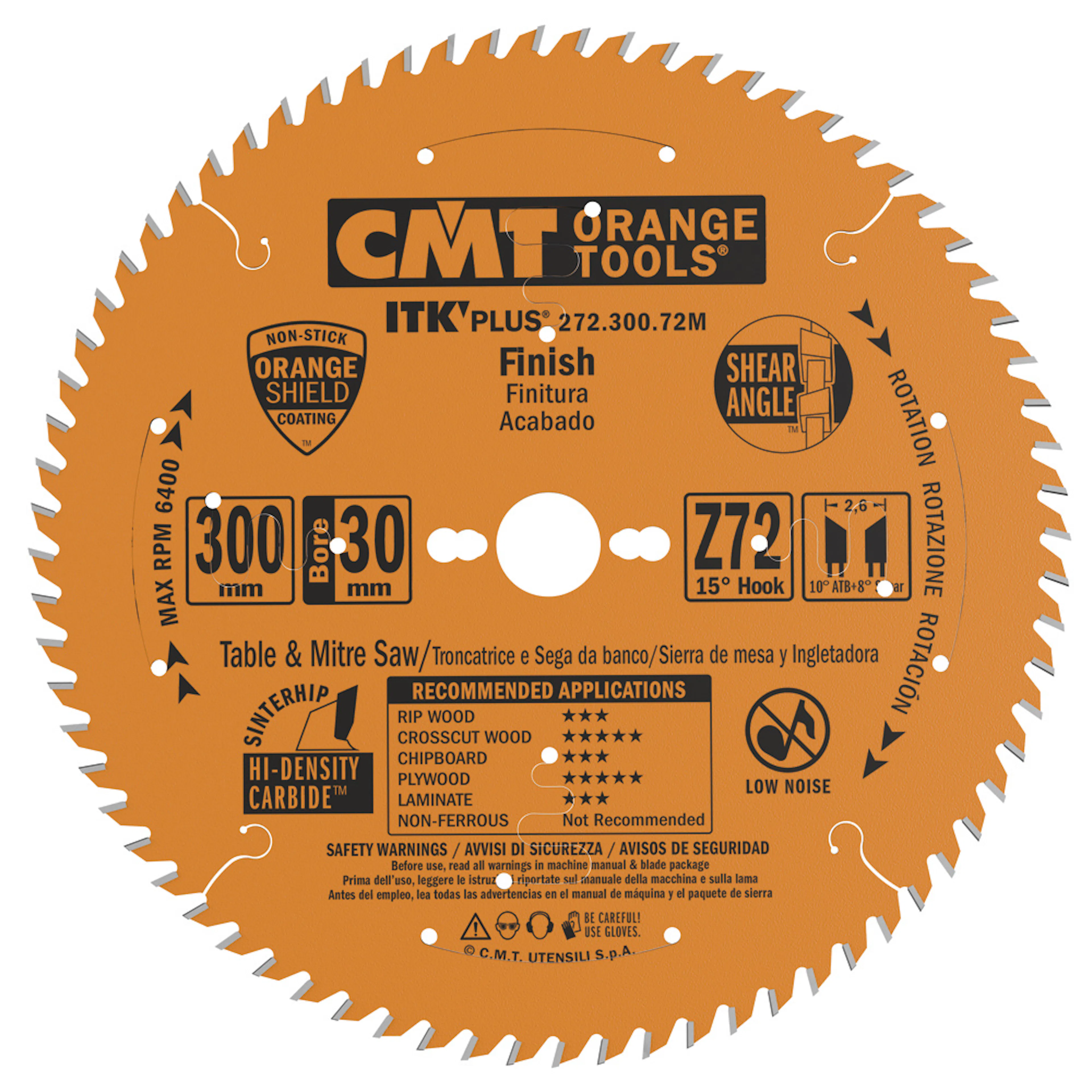 Sågklinga CMT Orange Tools ITK-Plus Kapning