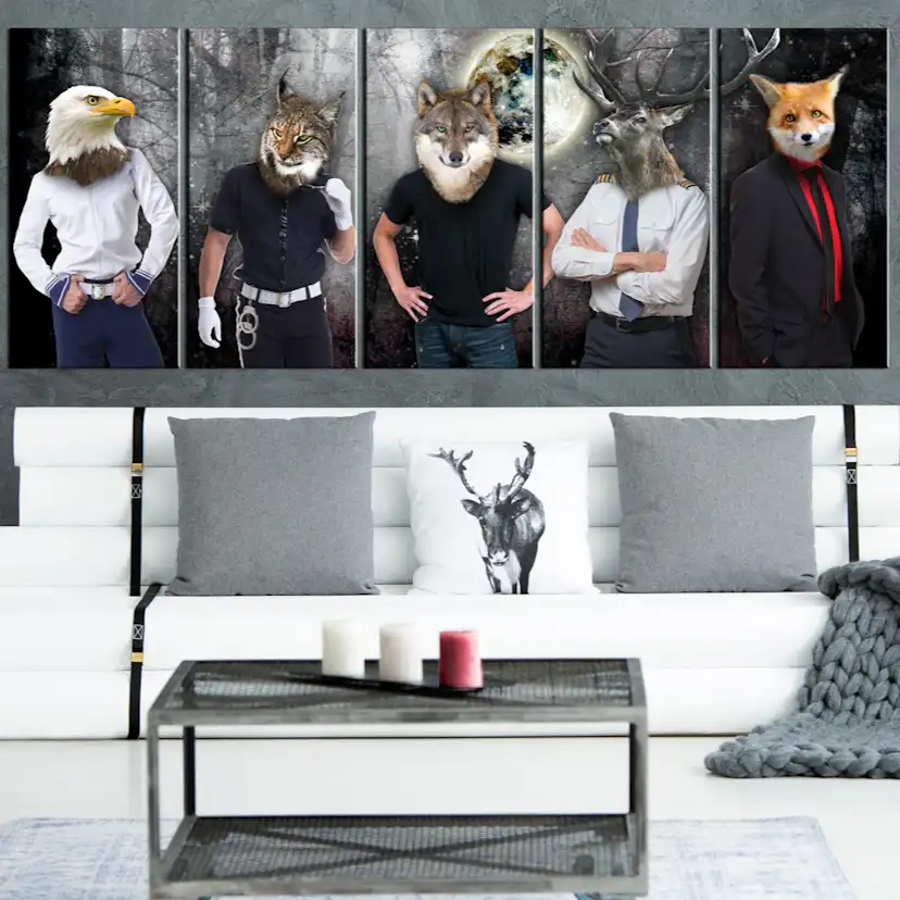 Tavla Arkiio Animal Faces