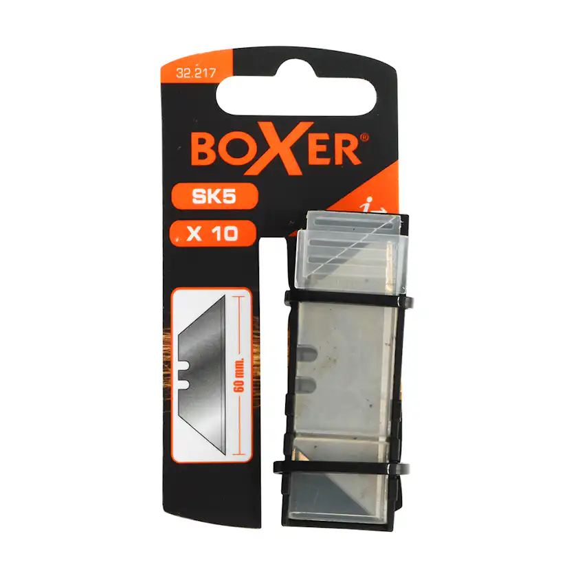 Knivblad Boxer Trapets 10 st SK5-Stål