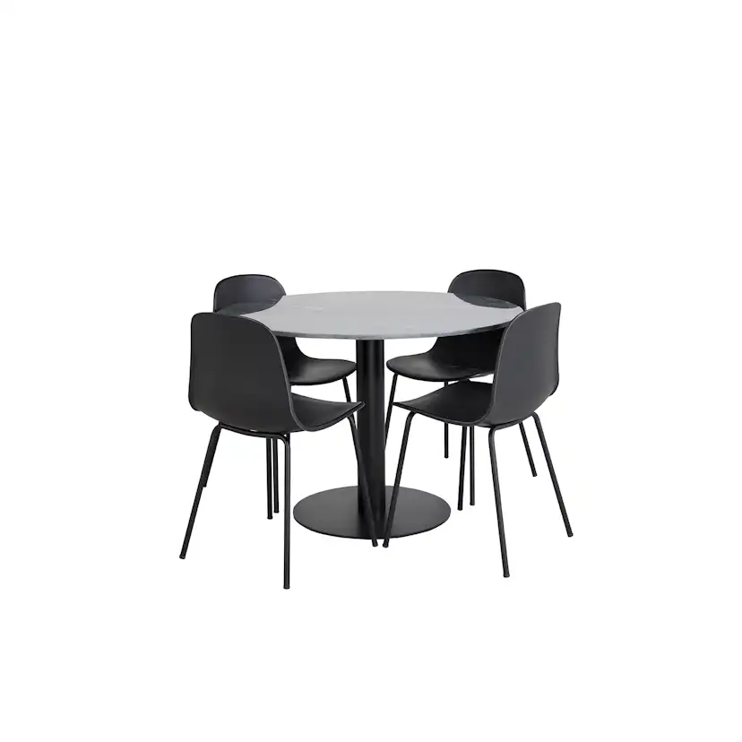 Matgrupp Venture Home Estelle med 4 Ardi Stolar