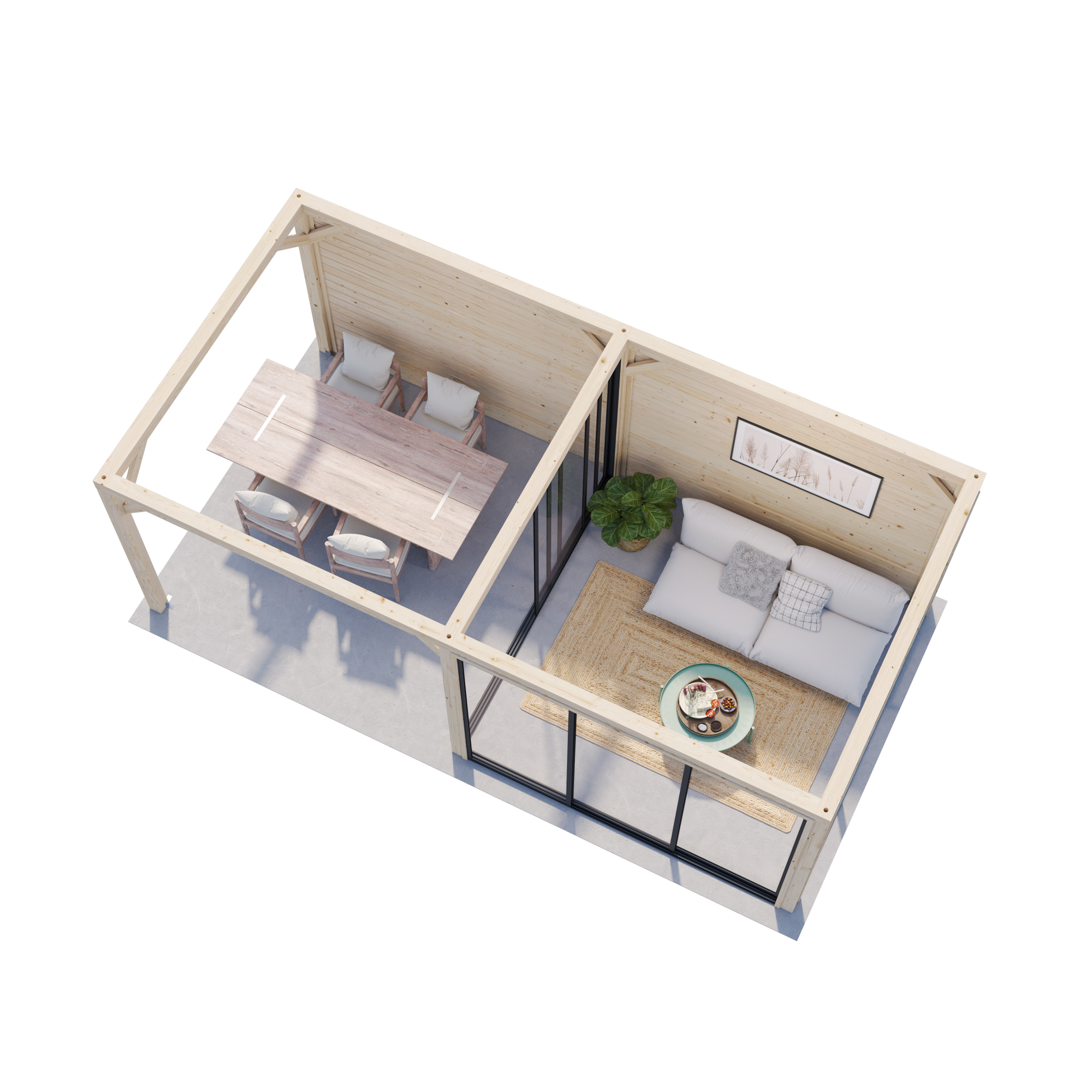 Uterum Palmako Lenna 16,6 m2 Set 706 Slide Plus