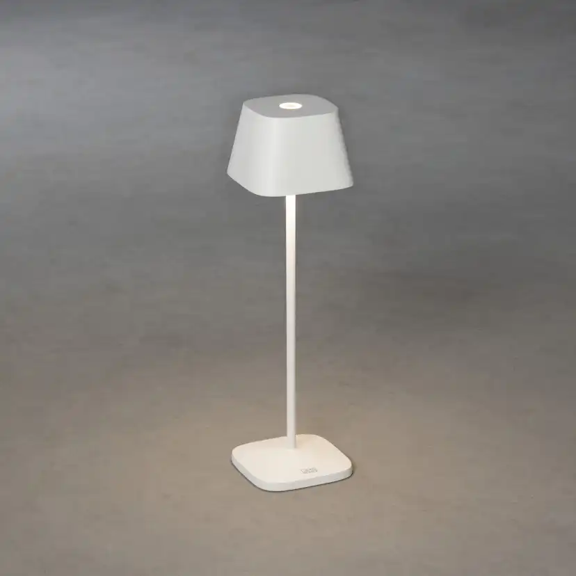 Capri bordslampa vit USB Vit