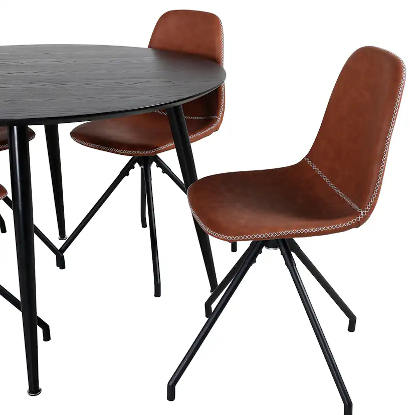 Matgrupp Venture Home Dipp med 4 Polar Spin stolar