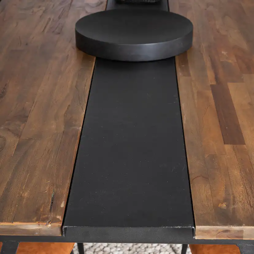 Matgrupp Venture Home Jane med 6 Pobbie Stolar Konstläder