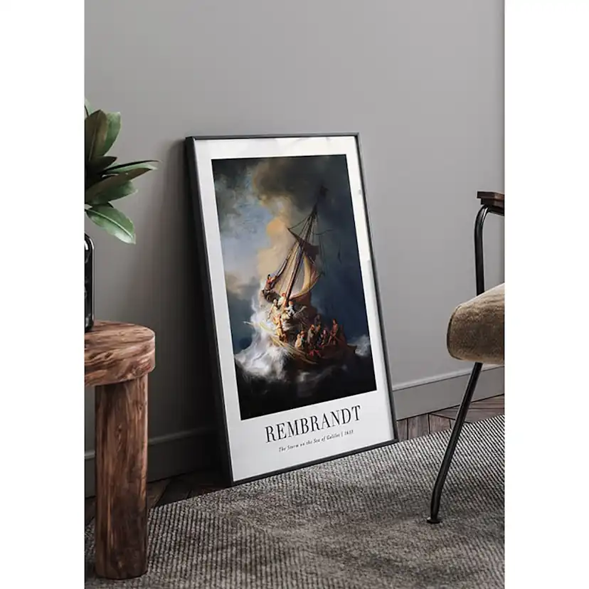 Poster Gallerix The Storm On The Sea Of Galilee By Rembrandt
