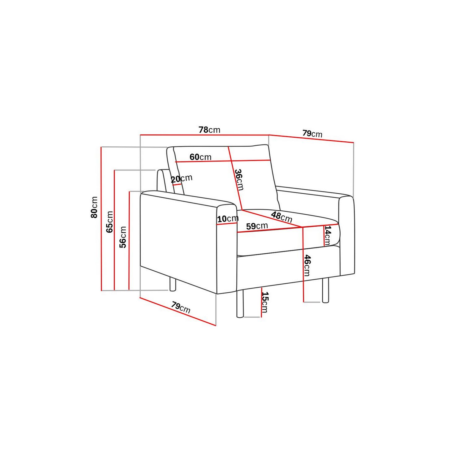 Fåtölj Scandinavian Choice Peppe