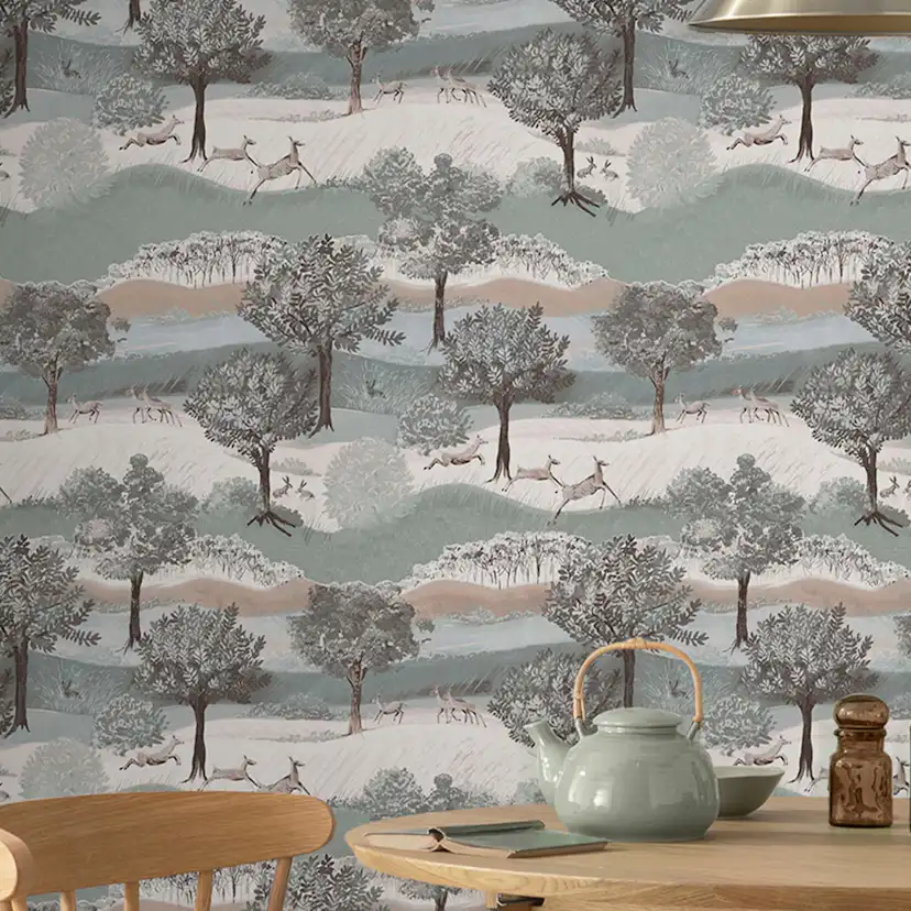 Tapet Laura Ashley Hartingdon Jade Grön 119858