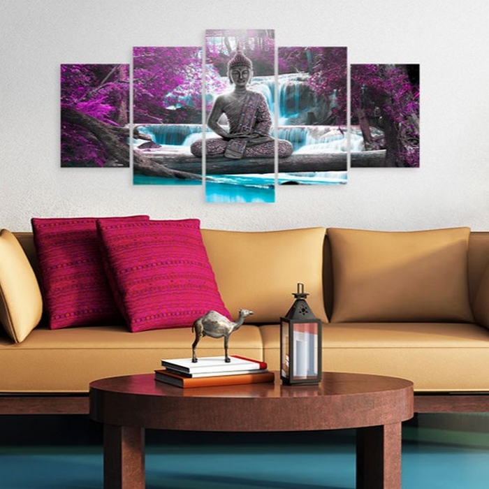 Tavla Arkiio Waterfall And Buddha