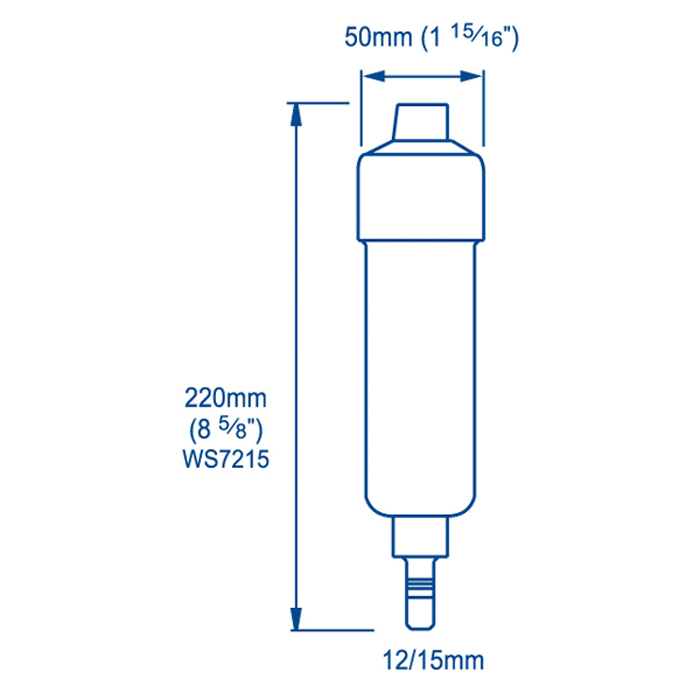 Tryckreglerare Whale 1/2 15 mm