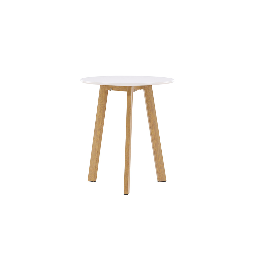 Matbord Venture Home Leonora Naturfärgad/Vit Runt Bord Ø65 cm