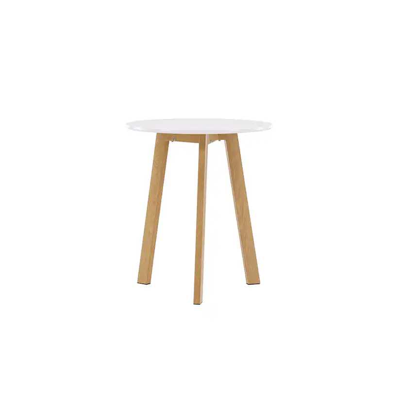 Matbord Venture Home Leonora Naturfärgad/Vit Runt Bord Ø65 cm