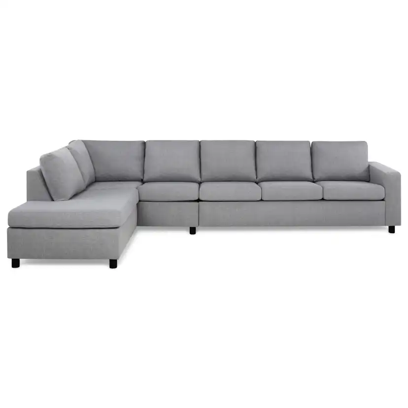 5-sitssoffa Basic Home Crazy L-formad Schäslong 345 cm