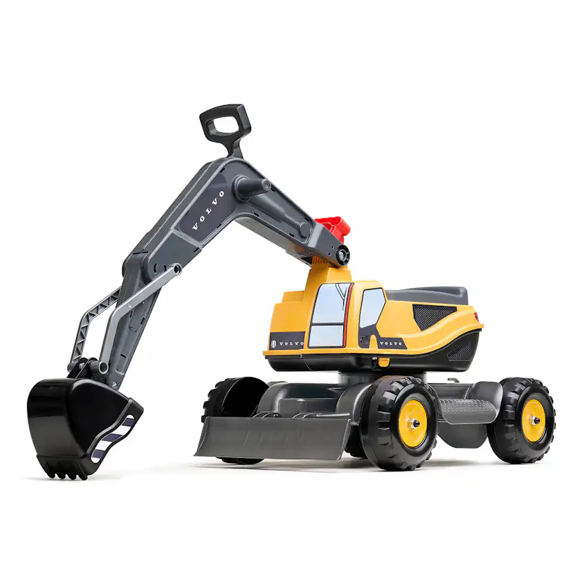 Elbil Falk Volvo Grävmaskin Med Öppen Hytt