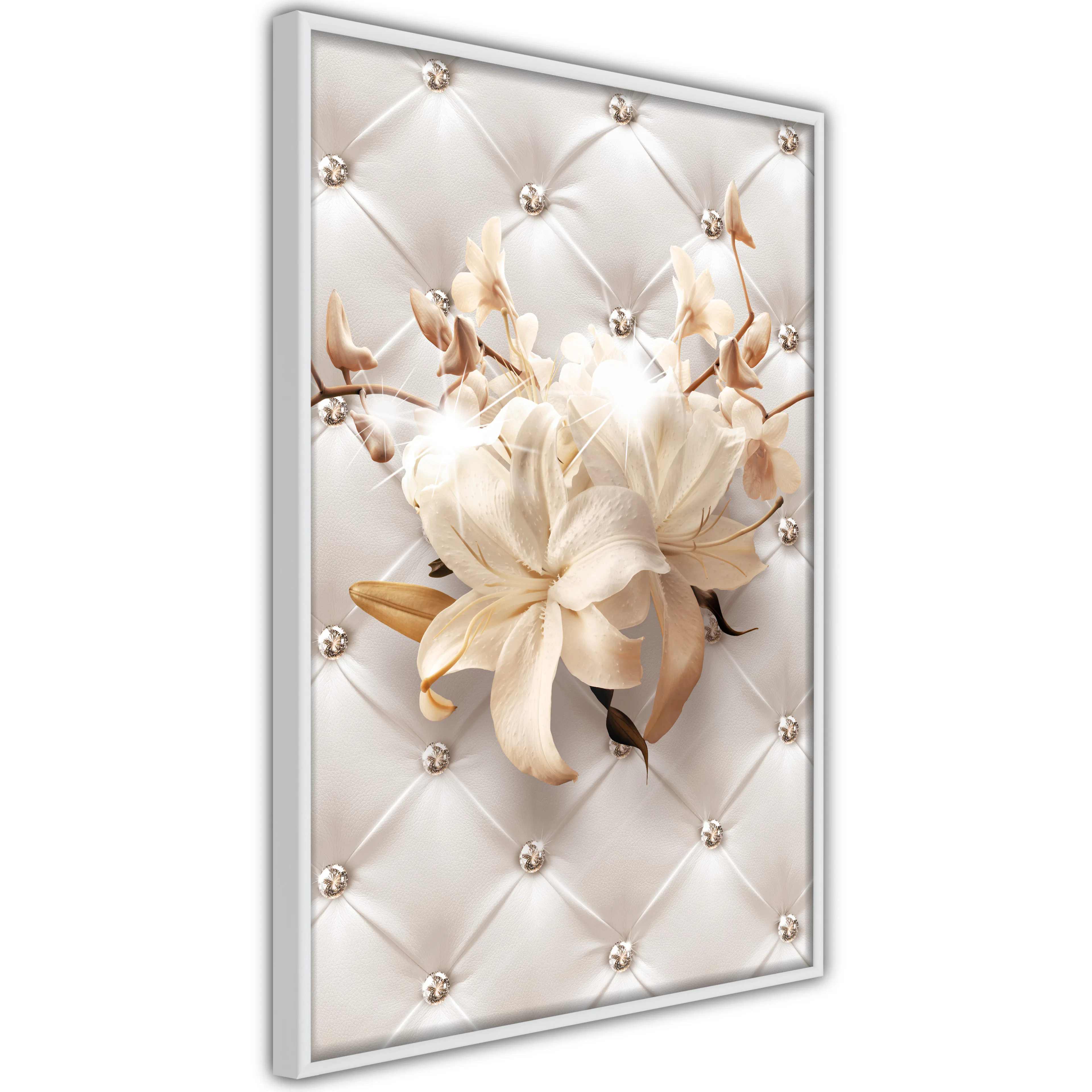 Poster Artgeist Affisch Diamond Lilies