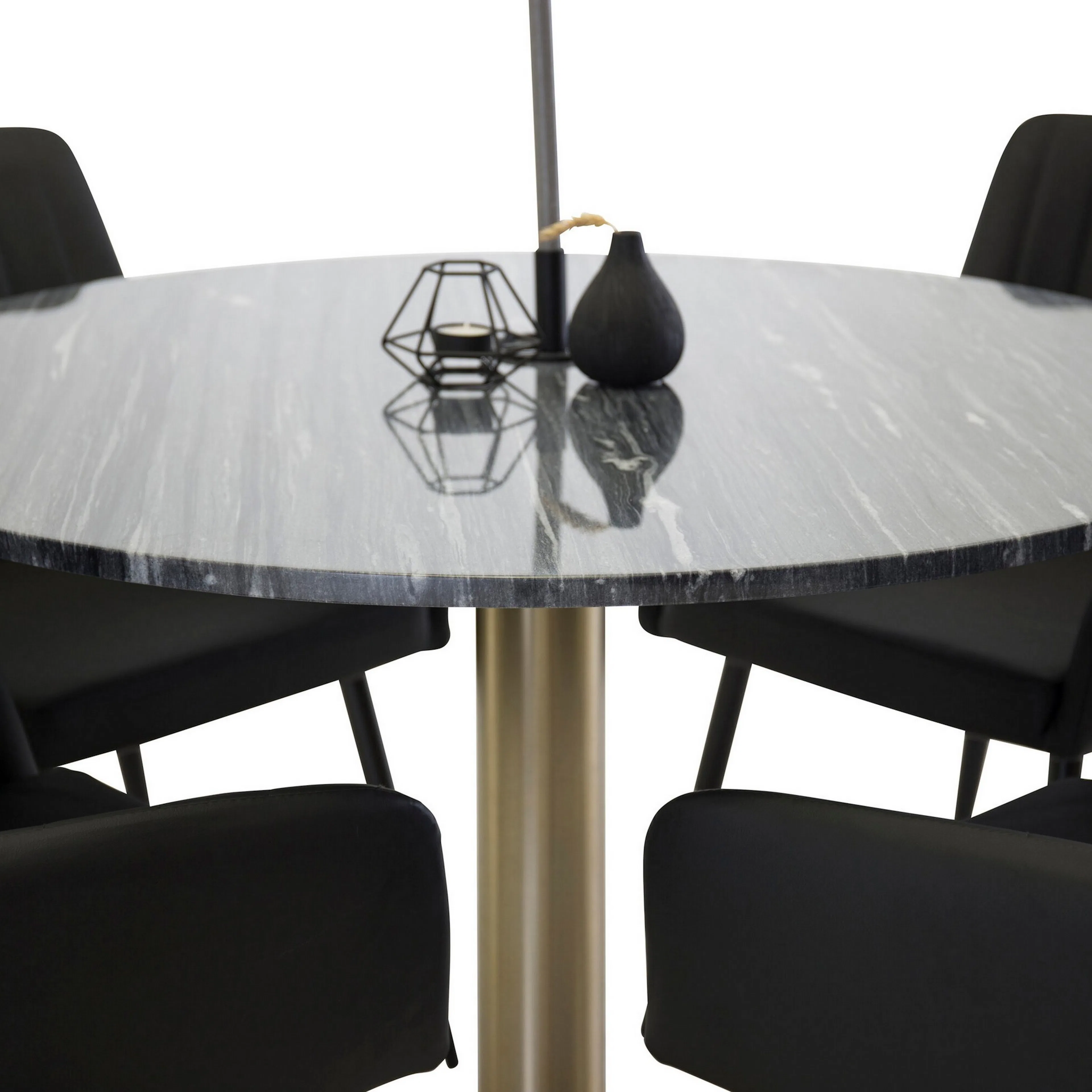 Matgrupp Venture Home Estelle Rund med 4st Comfort Stolar