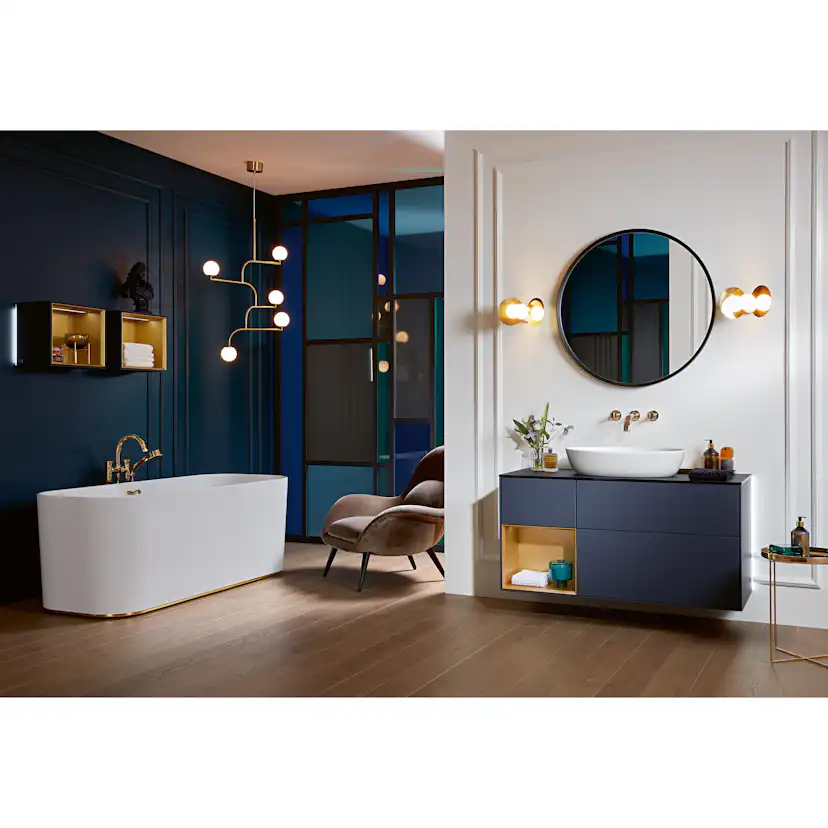 Badrumshylla Villeroy & Boch Finion 42 cm med Belysning