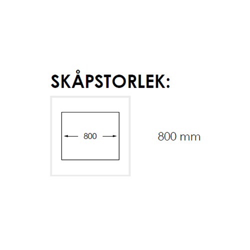 Diskho Nordic Tech Radius 80 K X Rostfri Dubbel med Korgventil & Vattenlås