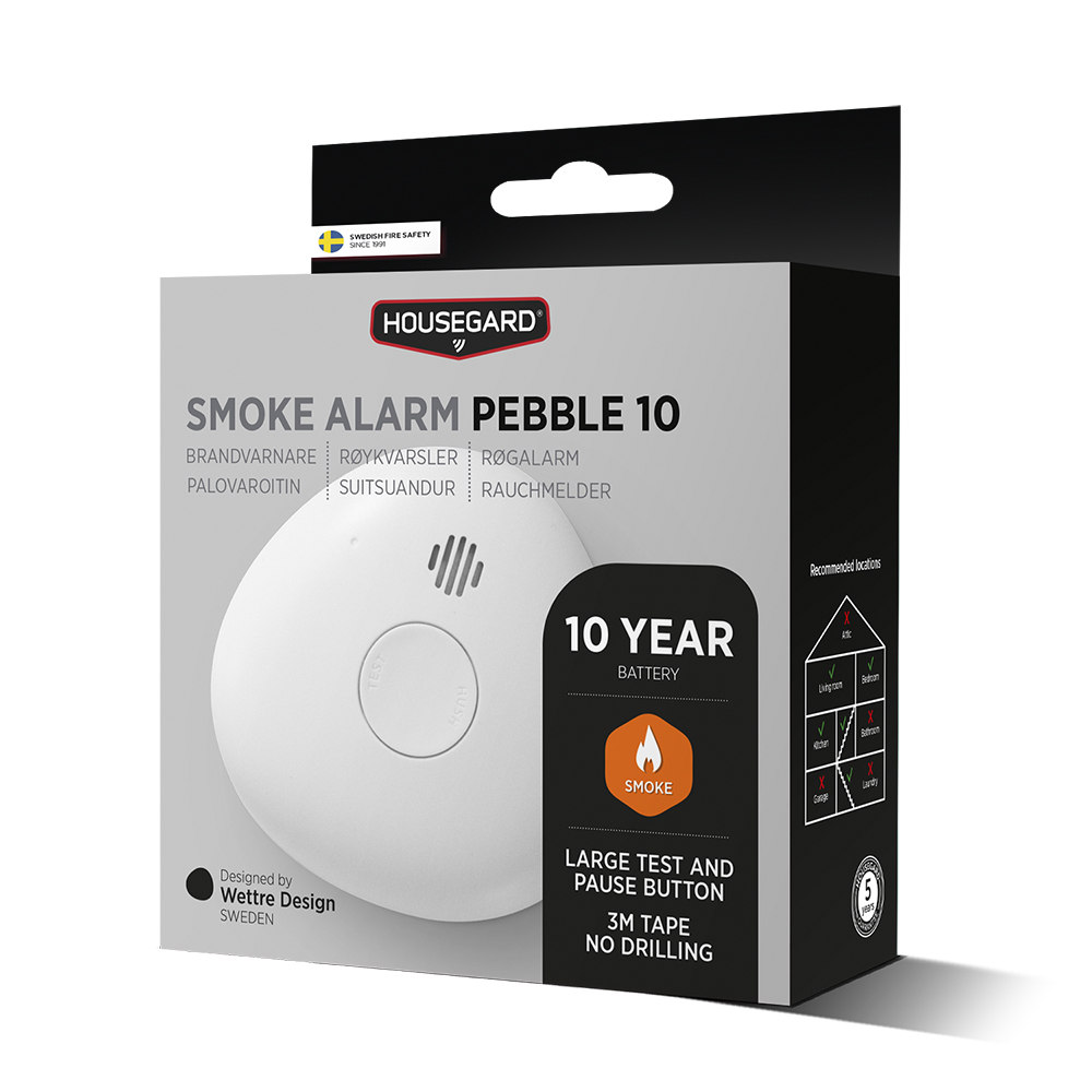 Brandvarnare Housegard Pebble 10