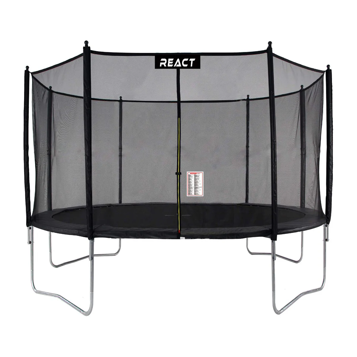 Studsmatta React Studsmatta med Skyddsnät 427 cm